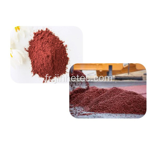 Pigment d&#39;oxyde de fer poudre de couleur rouge